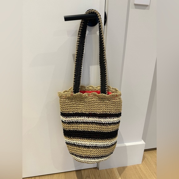 Max & Co BNWT raffia bucket  bag - Picture 1 of 11
